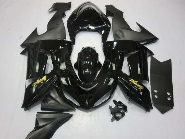 Black and Gold Kawasaki ZX10R Fairings 2006-2007 Outlets Black and Gold Kawasaki ZX10R Fairings 2006-2007 Outlets