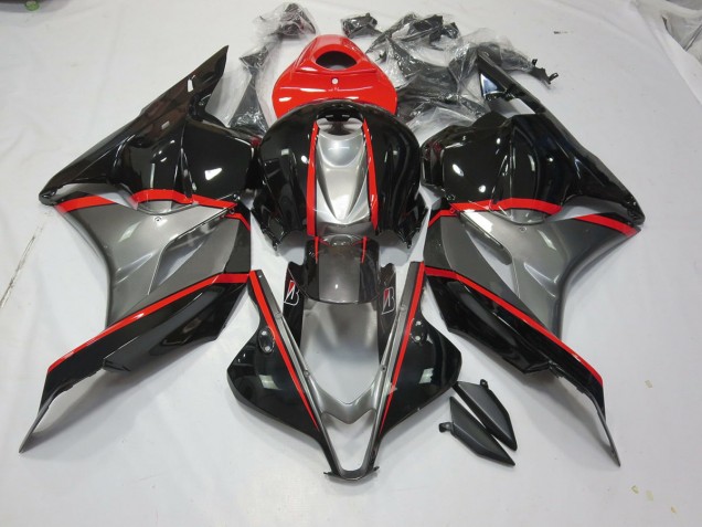 Black and Grey Red pin Honda CBR600RR Fairings 2009-2012 Outlets Black and Grey Red pin Honda CBR600RR Fairings 2009-2012 Outlets