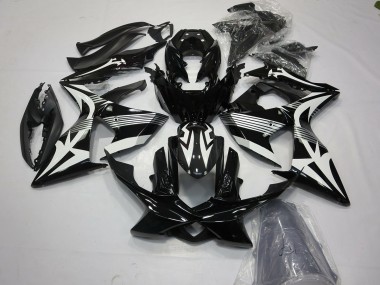 Black and White Suzuki GSXR 1000 Fairings 2009-2016 Outlets