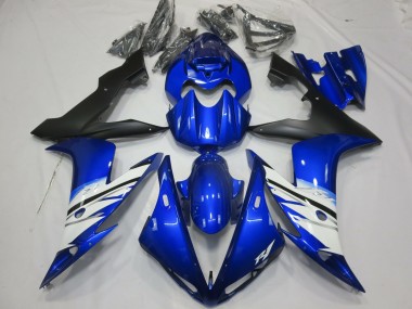 Black Blue and White Yamaha R1 Fairings 2004-2006 Outlets