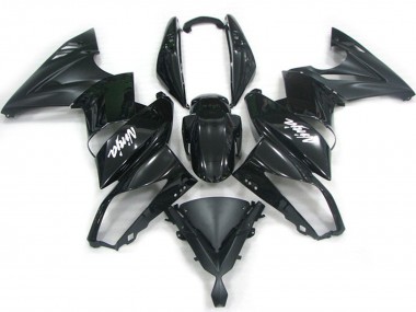 Black Kit Kawasaki Ninja 650R Fairings 2007-2011 Outlets