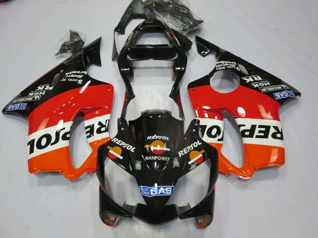 Black Repsol Honda CBR600 F4i Fairings 2001-2003 Outlets Black Repsol Honda CBR600 F4i Fairings 2001-2003 Outlets