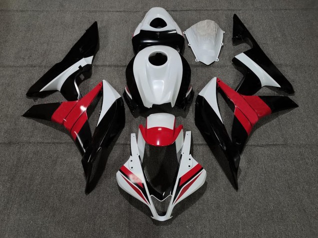 Black White and Red Honda CBR600RR Fairings 2007-2008 Outlets Black White and Red Honda CBR600RR Fairings 2007-2008 Outlets
