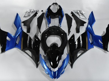 Blue and Black Kawasaki Ninja 400 Fairings 2018-2020 Outlets