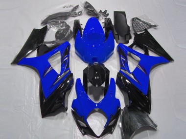 Blue and Black Suzuki GSXR 1000 Fairings 2007-2008 Outlets