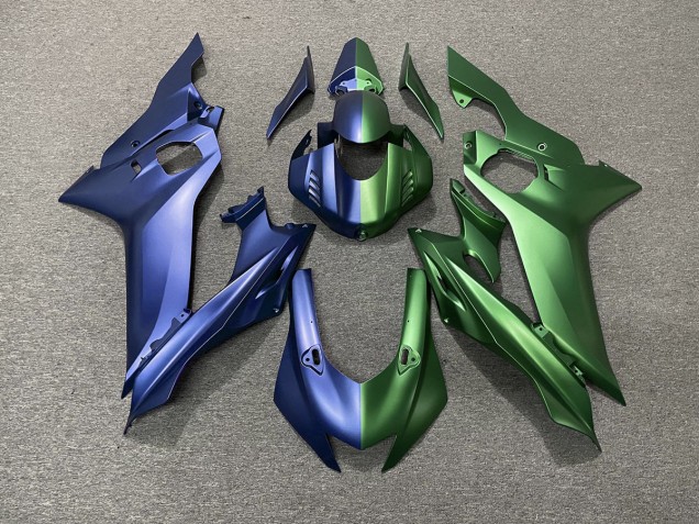 Blue and Green Split Yamaha R6 Fairings 2017-2019 Outlets Blue and Green Split Yamaha R6 Fairings 2017-2019 Outlets
