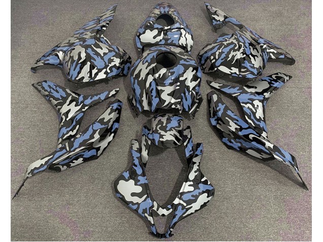 Blue and Silver Camo Honda CBR600RR Fairings 2009-2012 Outlets Blue and Silver Camo Honda CBR600RR Fairings 2009-2012 Outlets