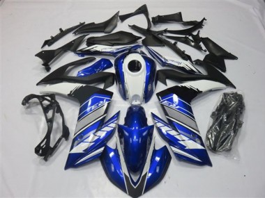 Blue and Silver Yamaha R3 Fairings 2015-2018 Outlets