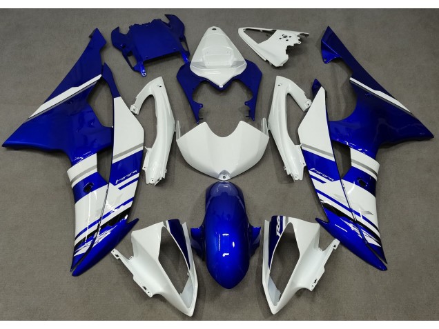 Blue and White Custom OEM Style Yamaha R6 Fairings 2008-2016 Outlets Blue and White Custom OEM Style Yamaha R6 Fairings 2008-2016 Outlets