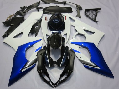 Blue and White Suzuki GSXR 1000 Fairings 2005-2006 Outlets