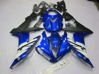 Blue and white Yamaha R1 Fairings 2004-2006 Outlets