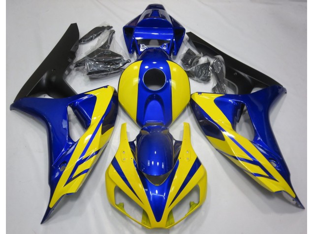 Blue and Yellow Honda CBR1000RR Fairings 2006-2007 Outlets Blue and Yellow Honda CBR1000RR Fairings 2006-2007 Outlets