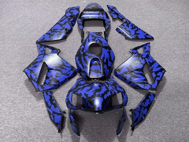 Blue Camo Honda CBR600RR Fairings 2003-2004 Outlets