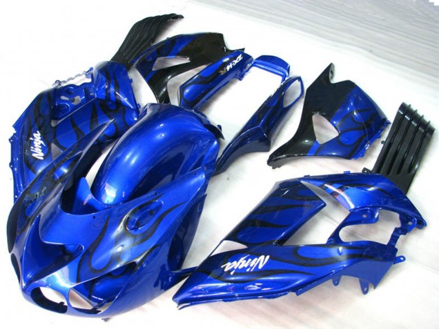 Blue Flame Kawasaki ZX14R Fairings 2006-2011 Outlets Blue Flame Kawasaki ZX14R Fairings 2006-2011 Outlets