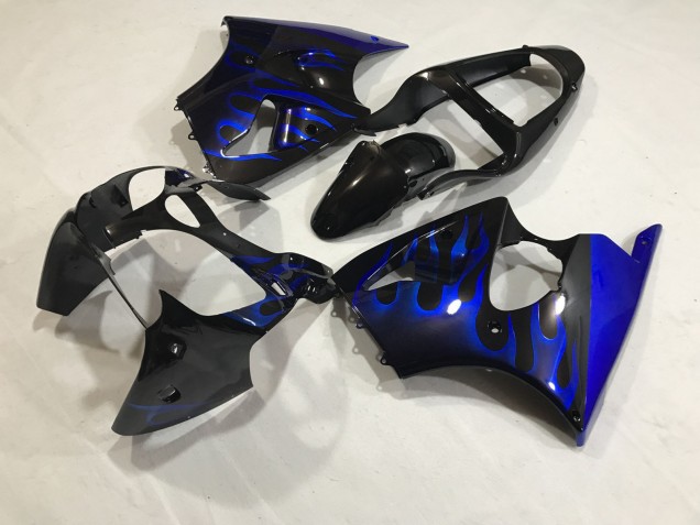 Blue Flame Kit Kawasaki ZX6R Fairings 2000-2002 Outlets Blue Flame Kit Kawasaki ZX6R Fairings 2000-2002 Outlets