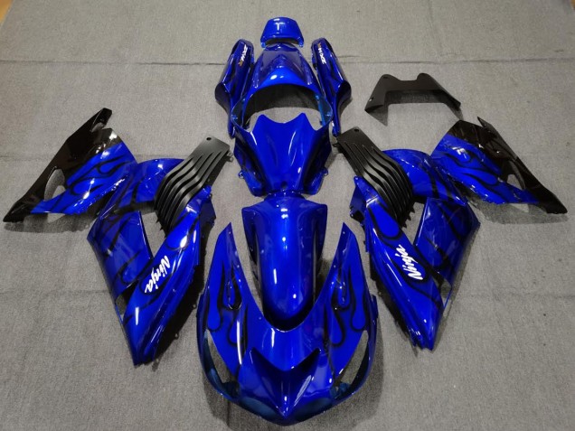Blue Gloss Kawasaki ZX14R Fairings 2006-2011 Outlets Blue Gloss Kawasaki ZX14R Fairings 2006-2011 Outlets