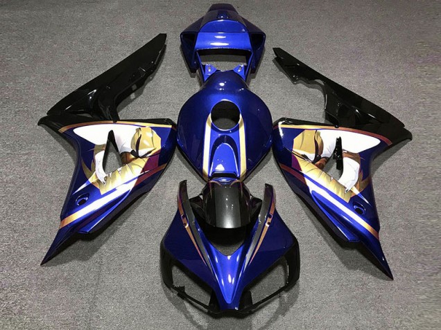 Blue & Gold Honda CBR1000RR Fairings 2006-2007 Outlets Blue & Gold Honda CBR1000RR Fairings 2006-2007 Outlets