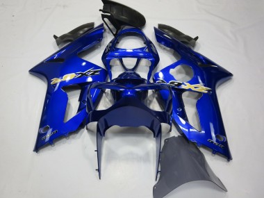 Blue OEM Style Kawasaki ZX6R Fairings 2003-2004 Outlets