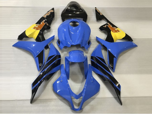 Blue & Orange Bull Honda CBR600RR Fairings 2007-2008 Outlets Blue & Orange Bull Honda CBR600RR Fairings 2007-2008 Outlets