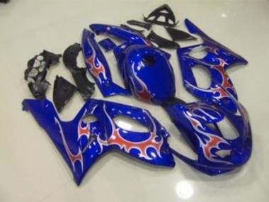 Blue Red and Silver Gloss Yamaha YZF600 Fairings 1998-2007 Outlets