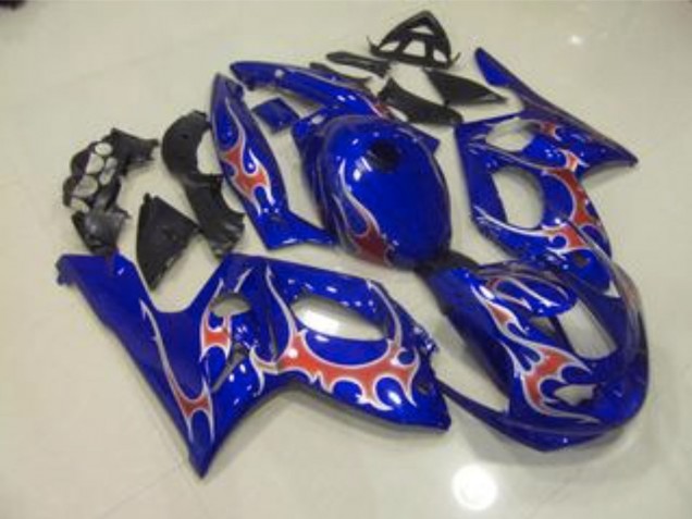 Blue Red and Silver Gloss Yamaha YZF600 Fairings 1998-2007 Outlets Blue Red and Silver Gloss Yamaha YZF600 Fairings 1998-2007 Outlets
