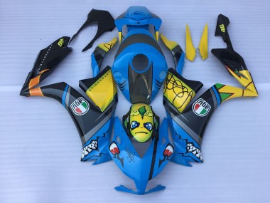 Blue Shark Teeth Honda CBR1000RR Fairings 2012-2016 Outlets