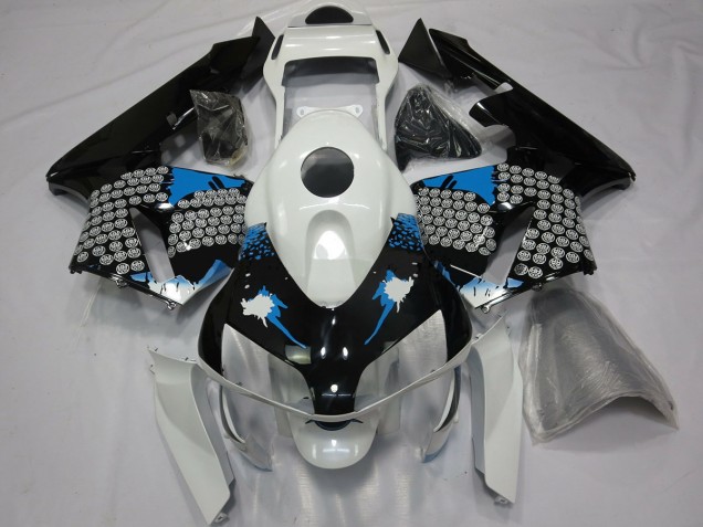 Blue White and Black Splatter Honda CBR600RR Fairings 2003-2004 Outlets Blue White and Black Splatter Honda CBR600RR Fairings 2003-2004 Outlets