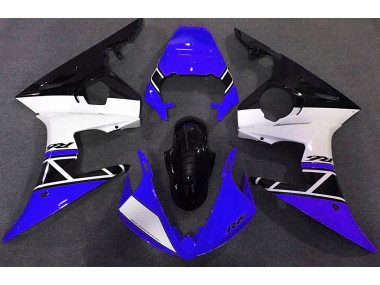Blue White and Black Yamaha R6 Fairings 2003-2005 Outlets