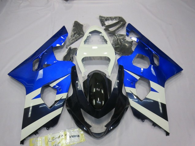Blue White GSXR Suzuki GSXR 600-750 Fairings 2004-2005 Outlets Blue White GSXR Suzuki GSXR 600-750 Fairings 2004-2005 Outlets