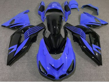 Bright Blue Kawasaki ZX14R Fairings 2006-2011 Outlets