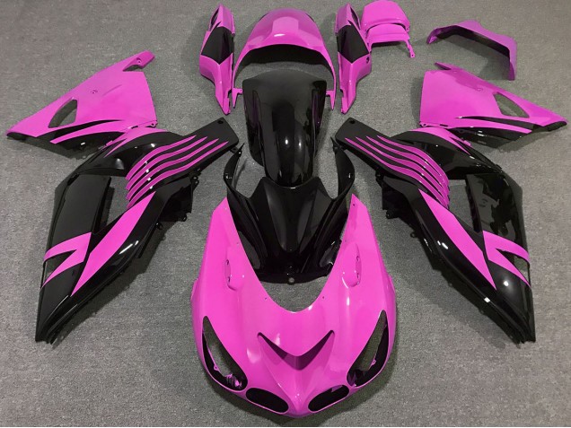 Bright Pink Kawasaki ZX14R Fairings 2006-2011 Outlets