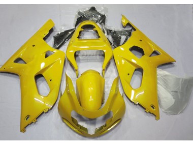 Bright Yellow Suzuki GSXR 600-750 Fairings 2001-2003 Outlets