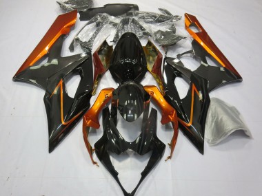 Burnt Orange and Black Suzuki GSXR 1000 Fairings 2005-2006 Outlets