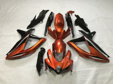 Burnt Orange Suzuki GSXR 600-750 Fairings 2008-2010 Outlets