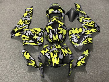 Camo & NEON YELLOW Honda CBR600RR Fairings 2005-2006 Outlets