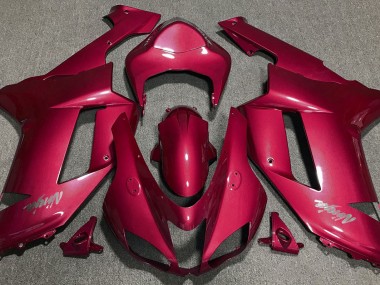Candy Red Kawasaki ZX6R Fairings 2007-2008 Outlets