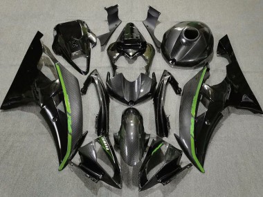 Carbon Fiber & Green Yamaha R6 Fairings 2008-2016 Outlets
