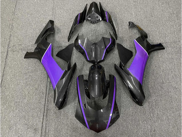 Carbon Fiber & Purple Yamaha R1 Fairings 2015-2019 Outlets Carbon Fiber & Purple Yamaha R1 Fairings 2015-2019 Outlets