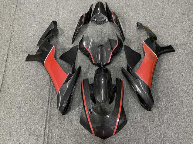 Carbon Fiber & Red Yamaha R1 Fairings 2015-2019 Outlets Carbon Fiber & Red Yamaha R1 Fairings 2015-2019 Outlets