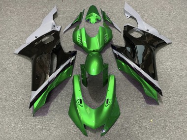 Cement Black and Green Yamaha R6 Fairings 2017-2019 Outlets