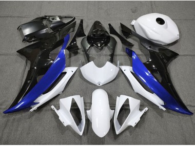 Custom Blue Black and White Yamaha R6 Fairings 2008-2016 Outlets
