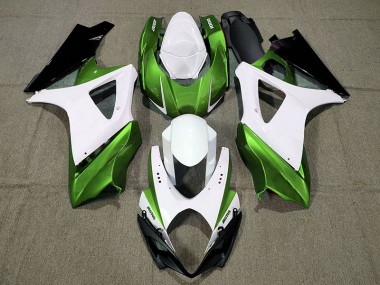 Custom Design Green Suzuki GSXR 1000 Fairings 2007-2008 Outlets