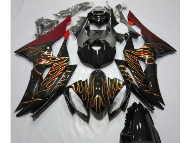 Custom Flame Yamaha R6 Fairings 2008-2016 Outlets
