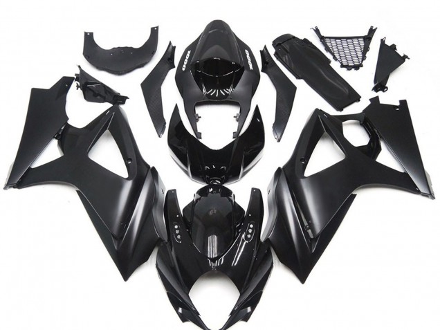 Custom Matte Black Slick Suzuki GSXR 1000 Fairings 2007-2008 Outlets Custom Matte Black Slick Suzuki GSXR 1000 Fairings 2007-2008 Outlets