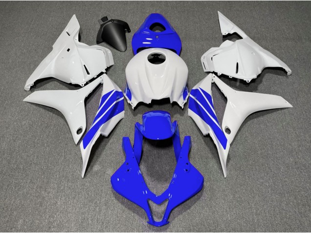 Dark Blue and White Side Stripe Honda CBR600RR Fairings 2009-2012 Outlets Dark Blue and White Side Stripe Honda CBR600RR Fairings 2009-2012 Outlets