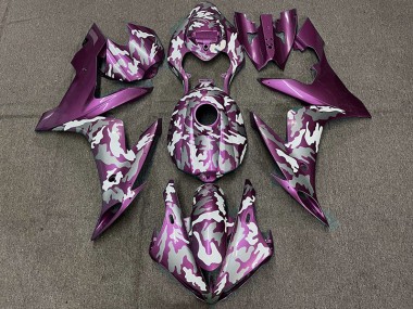 Dark Magenta Camo Yamaha R1 Fairings 2004-2006 Outlets