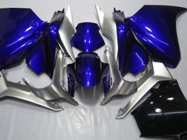 Deep Blue and Silver Honda VFR1200 Fairings 2010-2013 Outlets