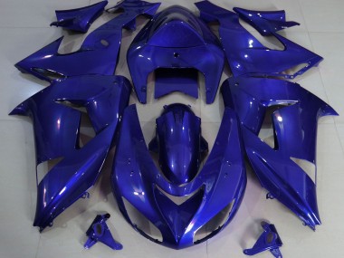 Deep Blue Plain Kawasaki ZX10R Fairings 2006-2007 Outlets