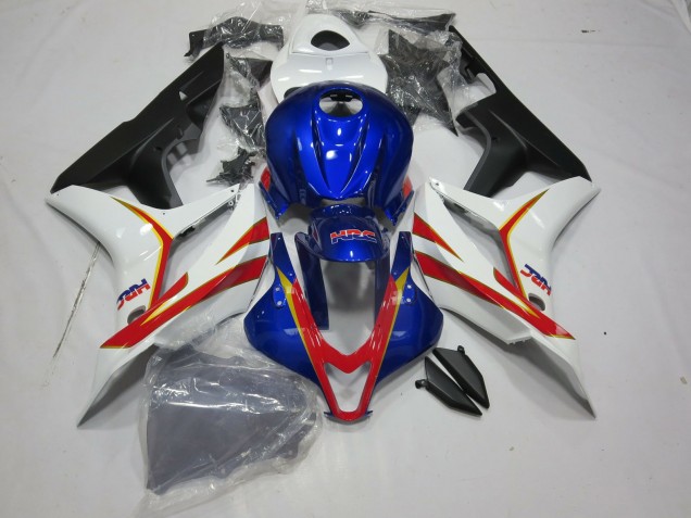 Deep Blue White and Red HRC Honda CBR600RR Fairings 2007-2008 Outlets Deep Blue White and Red HRC Honda CBR600RR Fairings 2007-2008 Outlets