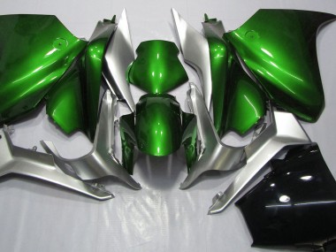Deep Green and Silver Honda VFR1200 Fairings 2010-2013 Outlets